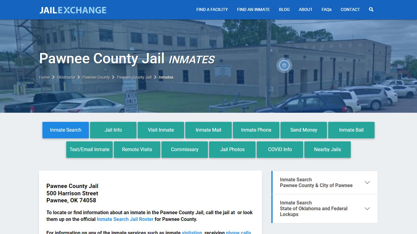 Pawnee County Jail Inmates | Arrests | Mugshots | OK